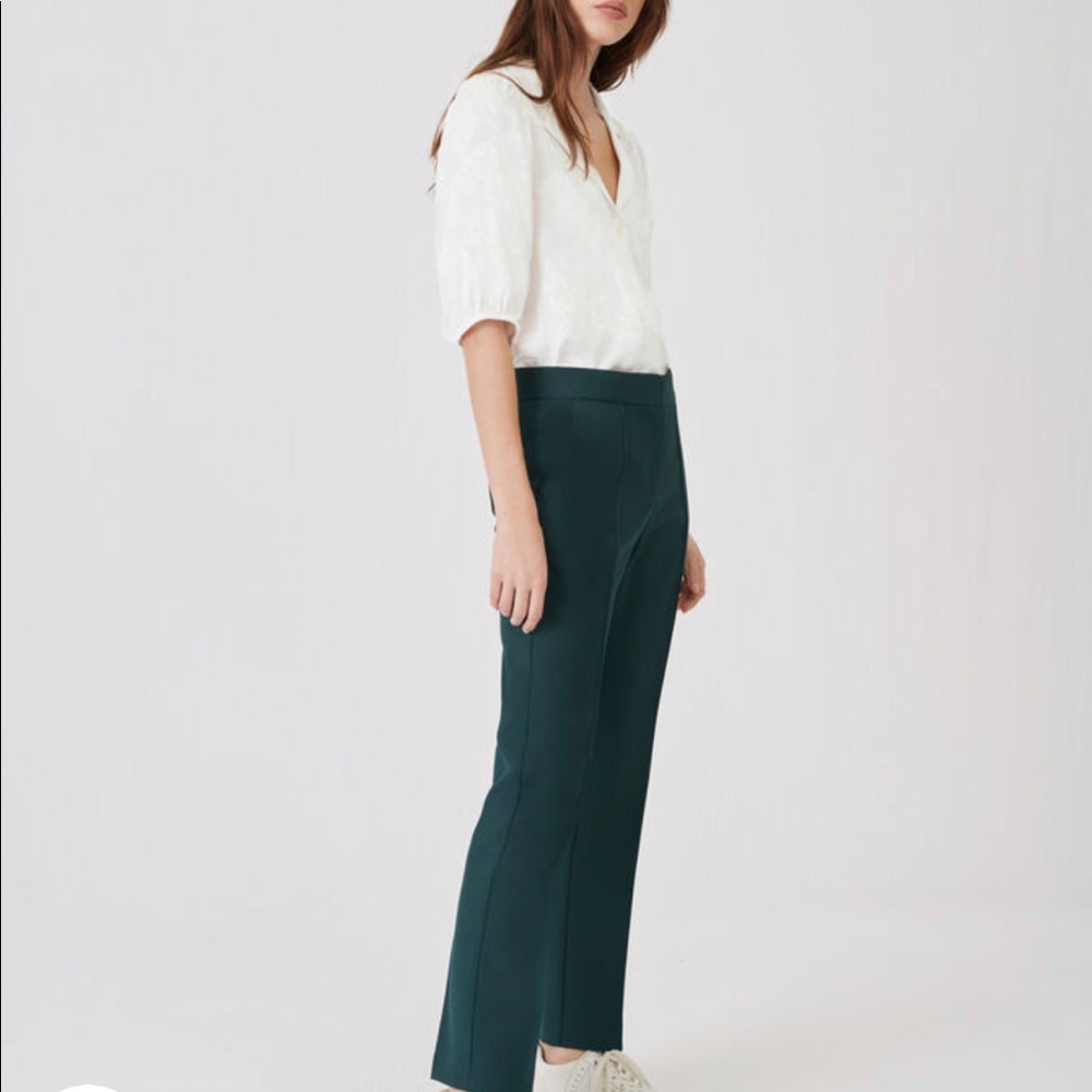 Maje dark green suit pants - Picture 3 of 6